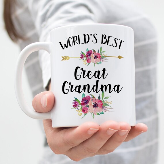 World's Best Great Grandma Coffee Mug Great Grandma Mug Etsy