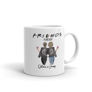 Personalized Friends Forever Mug, Bestie Coffee Mug, Friendship Mug, BFF, Gift for Best Friend ...