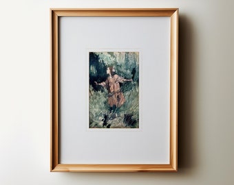 Arte infantil del Jardín Secreto: Impresión de acuarela vintage (descarga digital)