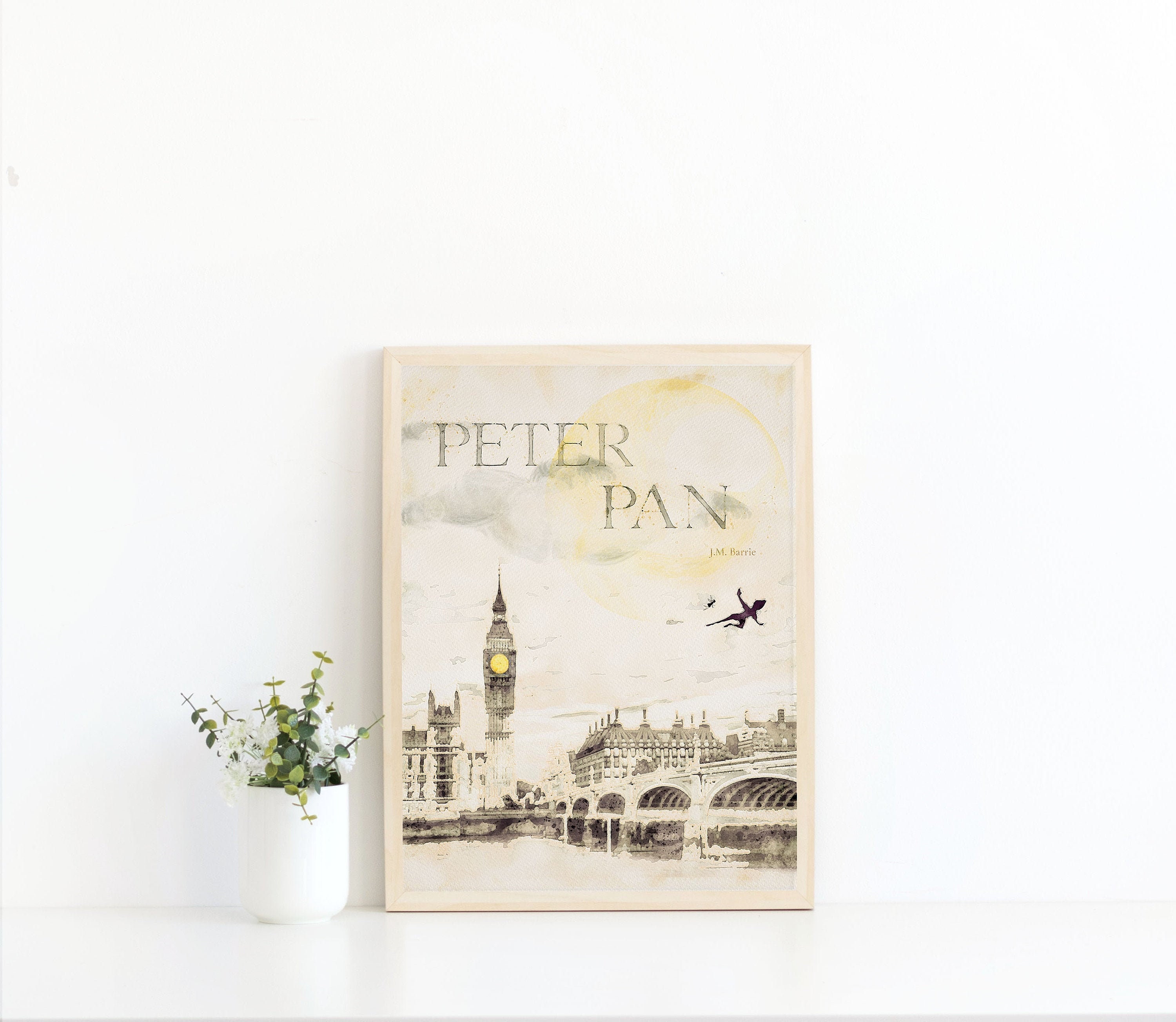 Funda para libro o tablet Peter Pan - Mericuquis funda hecha a mano!!