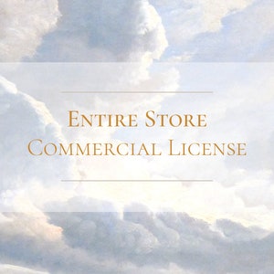 Commercial License - Entire Store All Designs