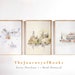 Wizarding Inspired Poster Set of Three, INSTANT DOWNLOAD, Castle, Snowy and Wizarding Books, Nursery Wall Art, Baby Playroom Print 