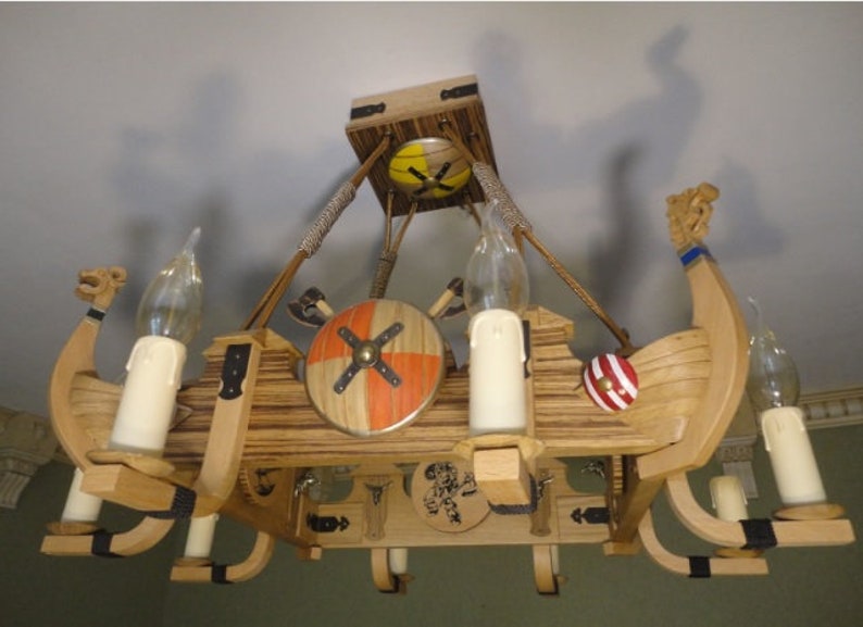 Chandelier Vikings Etsy