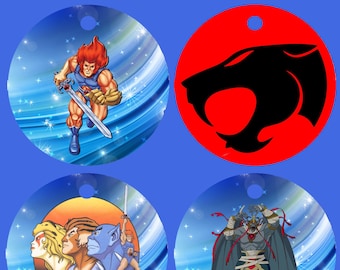 THUNDERCATS CHARACTER Personalised Christmas Tree Decoration, Custom Printed Christmas Tree Decoration