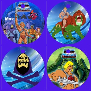 MASTERS of the UNIVERSE Personalised Christmas Tree Decoration, Custom Printed Christmas Tree Decoratio, He Man