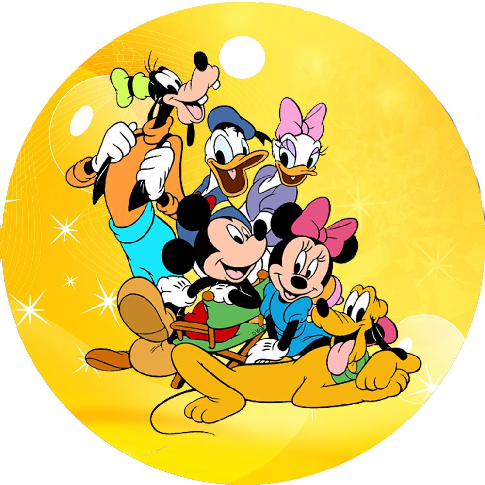 Personnalisé prénom, Mickey Mouse, Walt Disney Décoration Sapin de