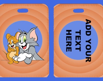 YOGI BEAR and FRIENDS Personalised Luggage Tags, Custom Printed Luggage Tags