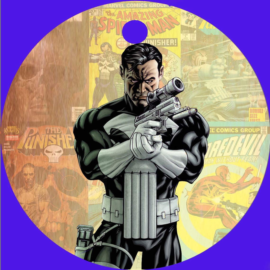 MARVEL SUPERHERO CHARACTER Personalised Christmas Tree Decoration ...