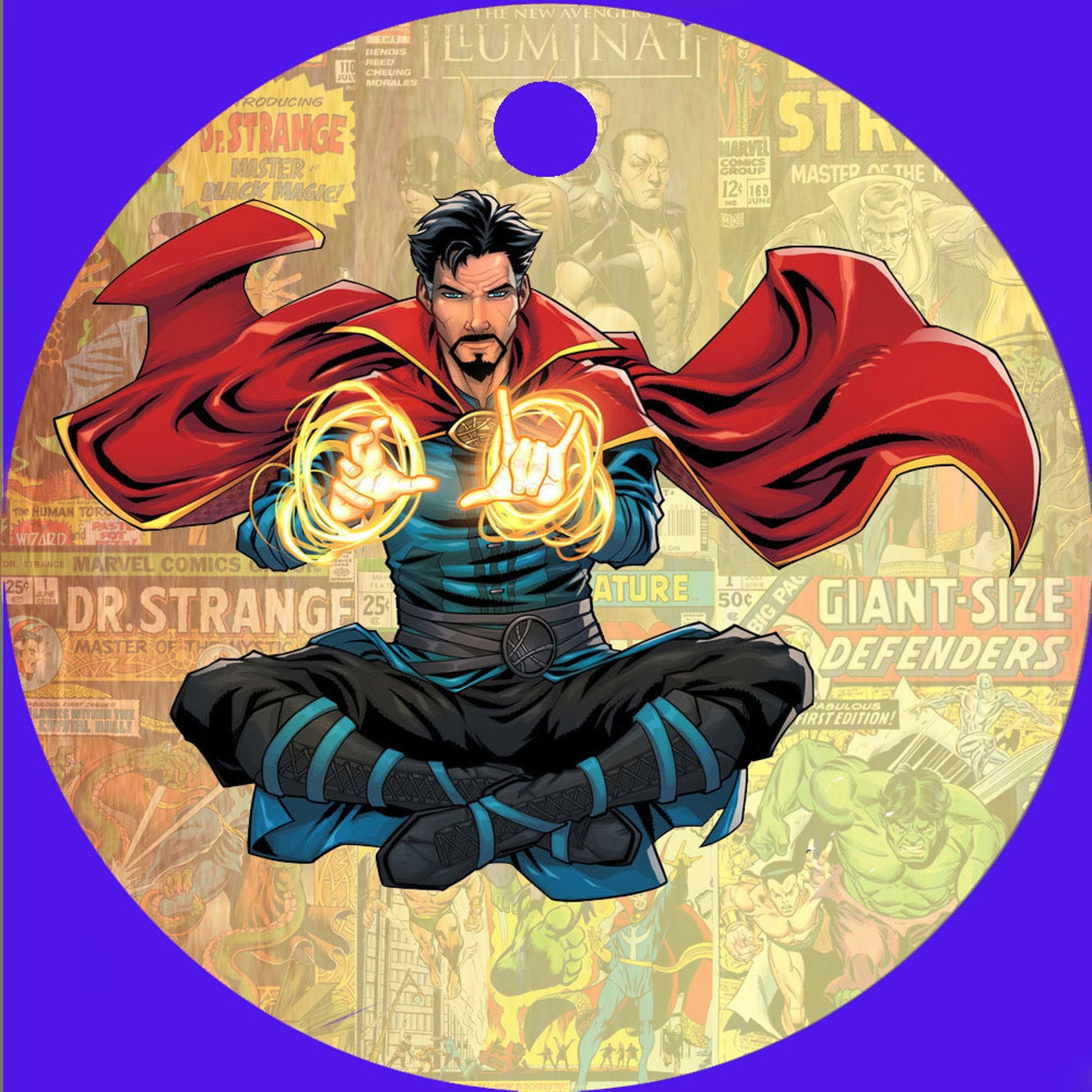 MARVEL SUPERHERO CHARACTER Personalised Christmas Tree Decoration ...