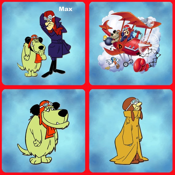 DASTARDLY and MUTTLEY in Their Flying Machines Character