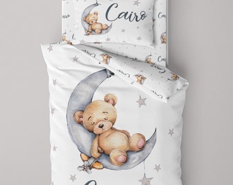 teddy bear fleece cot bedding