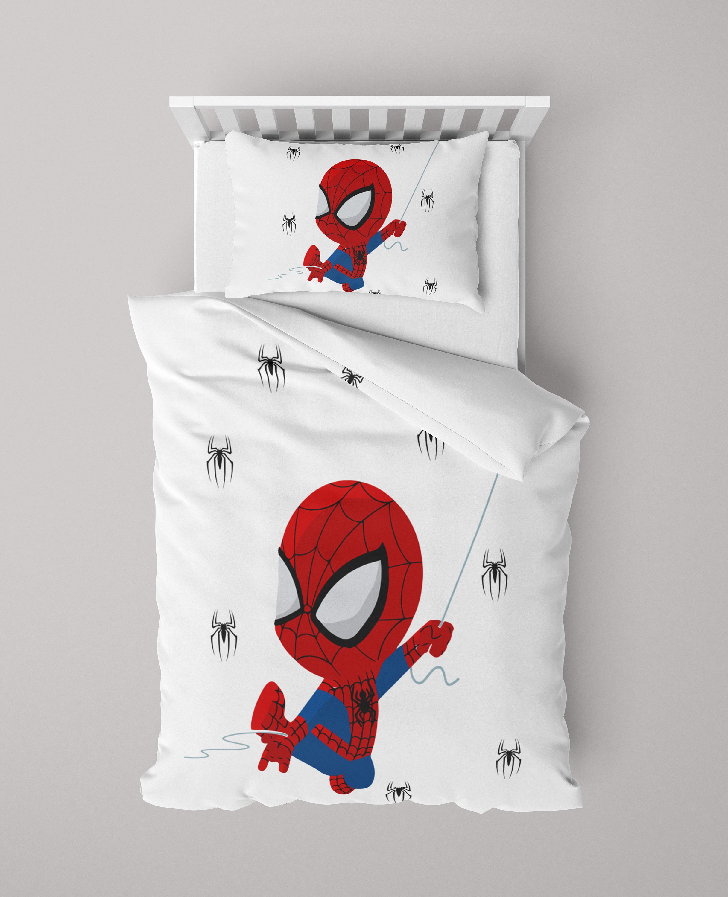 Spiderman Bed Sheets - Etsy
