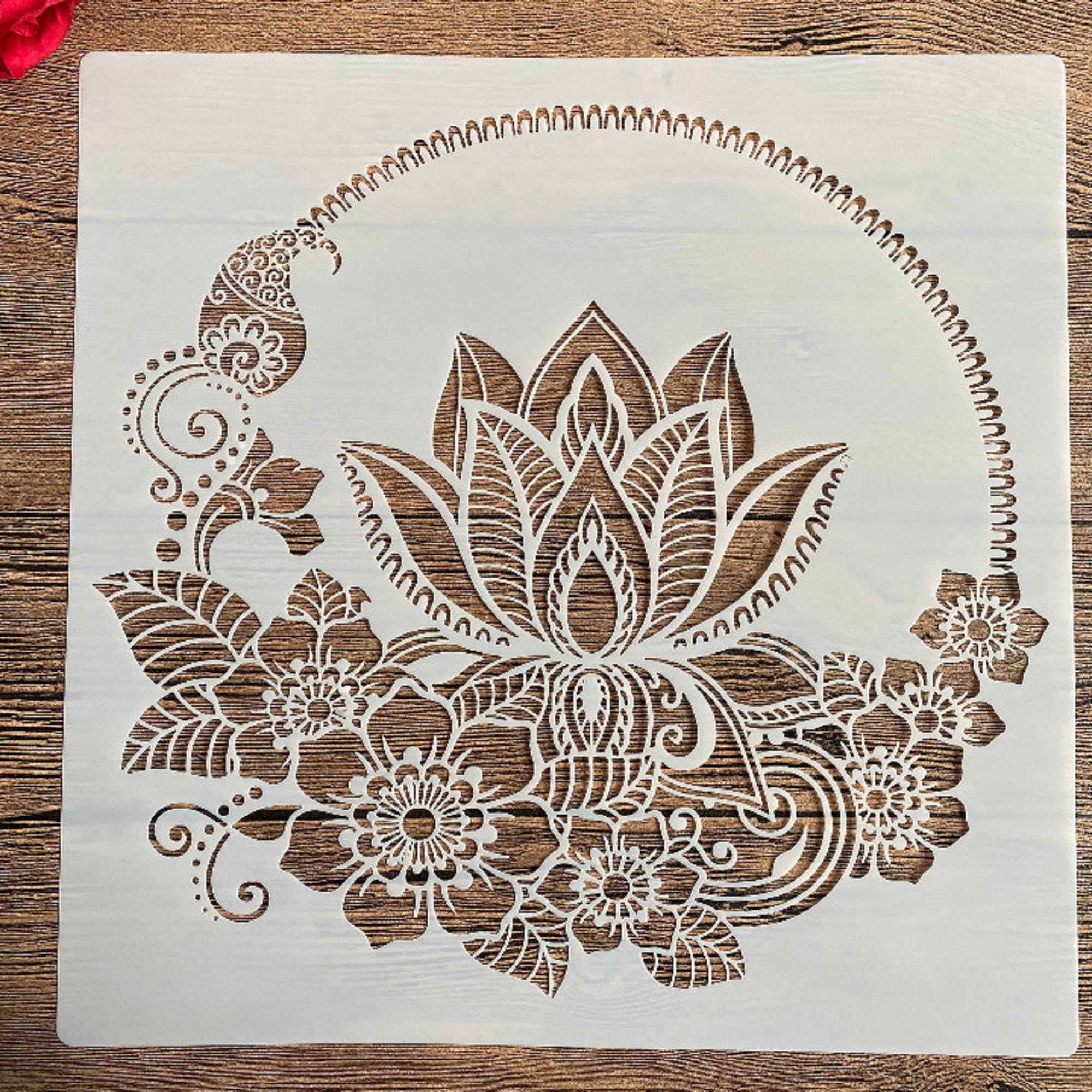 Mandala Stencil Reusable Stencil for Painting Floors and Walls