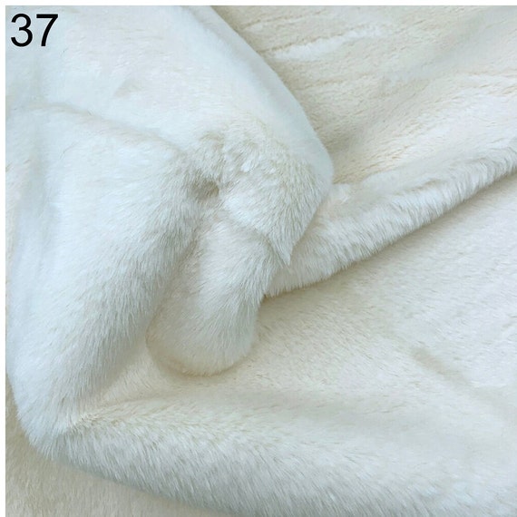  Thicken Plush Fabric Soft Faux Fur Fabric Fleece