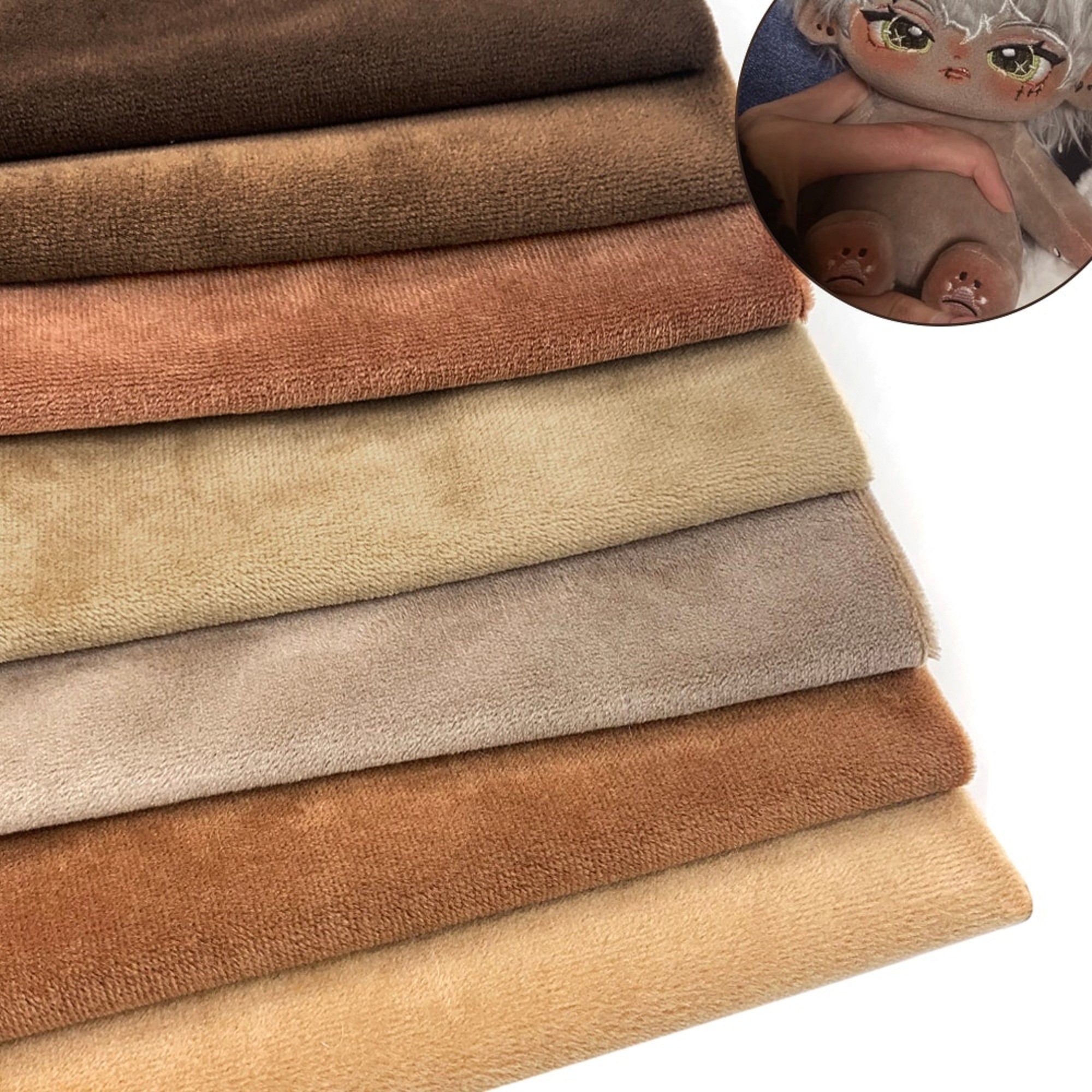 Newly Arrived 1mm Pile Length Skin Color Fabric Use For Cotton