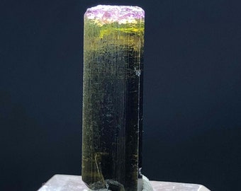 TriColor Natural Terminated Pink Cap Tourmaline Crystal, Tourmaline Specimen, Tourmaline For Sale From  Skardu Pakistan - 13.75 CTS