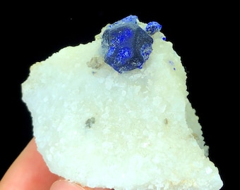 ラズライト結晶標本：アフガニスタン産天然青色鉱物 - Etsy 日本