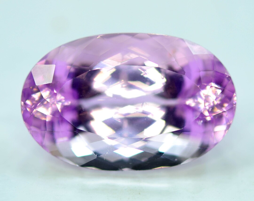 Ciondolo Argento Con Kunzite Rosa - Gemma Grande 14g Datazione Regalo