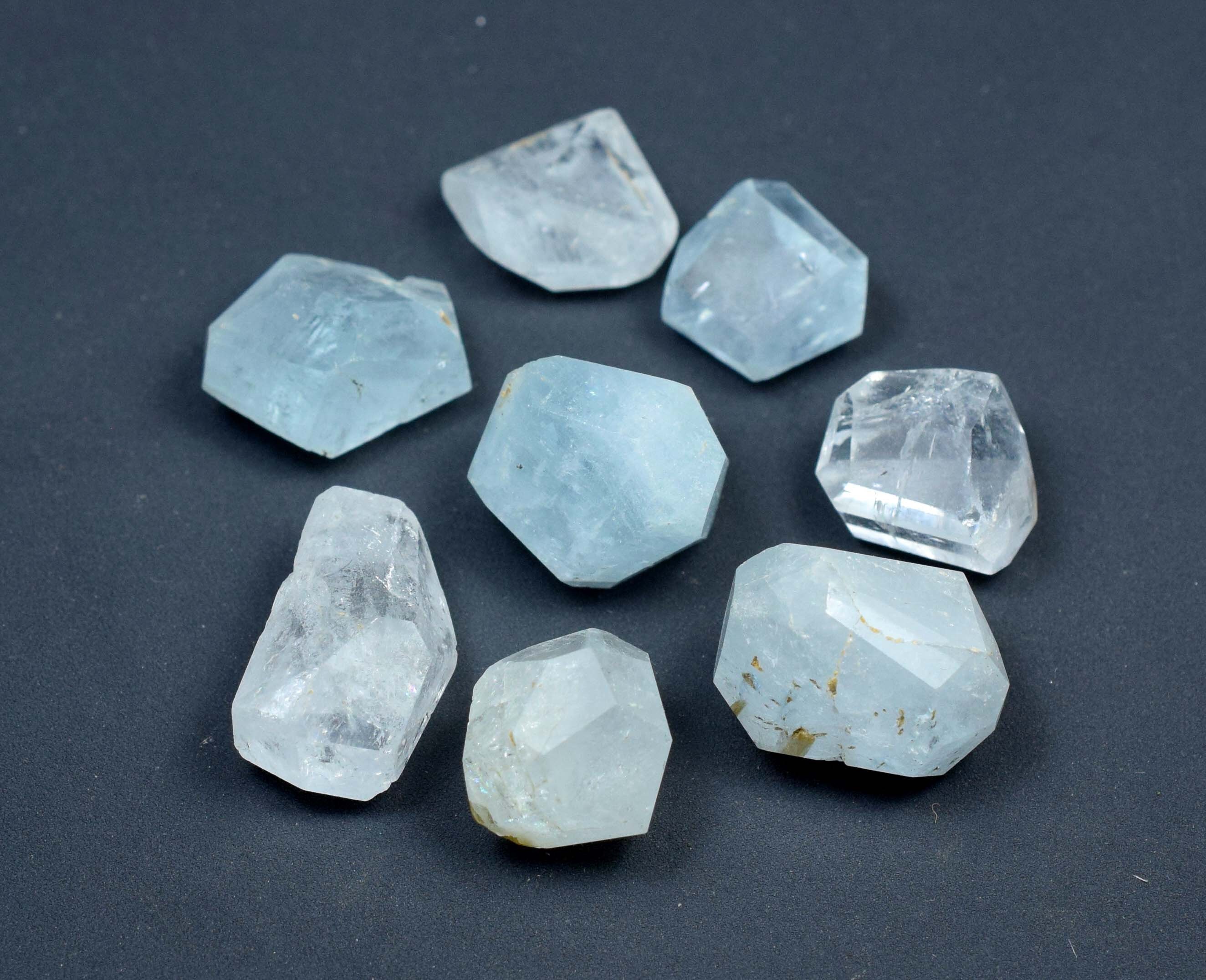 パキスタンのスカルドゥ産アクアマリンビーズ 8 個セット - Etsy 日本