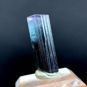 Natural  Terminated Bicolor Tourmaline Crystal from Paprok Afghanistan - 17.50 carat