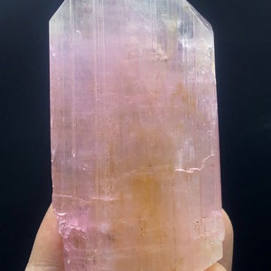 Natural V Shape Terminated Pink Kunzite Crystal, Kunzite Stone, Kunzite ...
