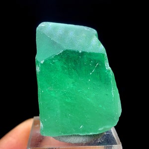 Geëindigd groen kunzietkristal, Hiddeniet kunzite, kunzitesteen, kristalspecimen, kunziet te koop - 27 gram