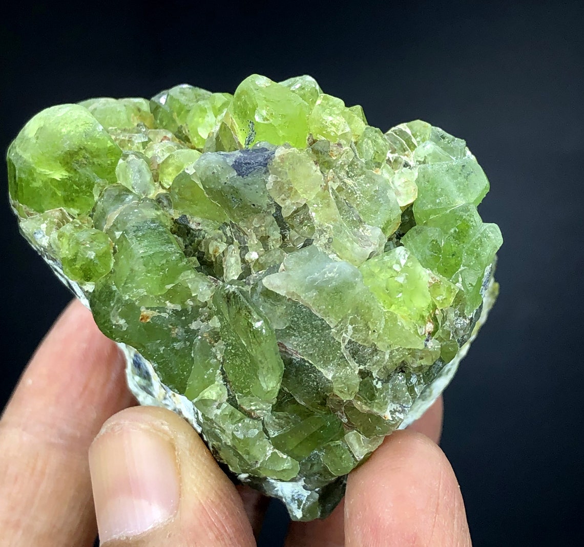 Natural Peridot Specimen Raw Peridot Peridot Cluster - Etsy
