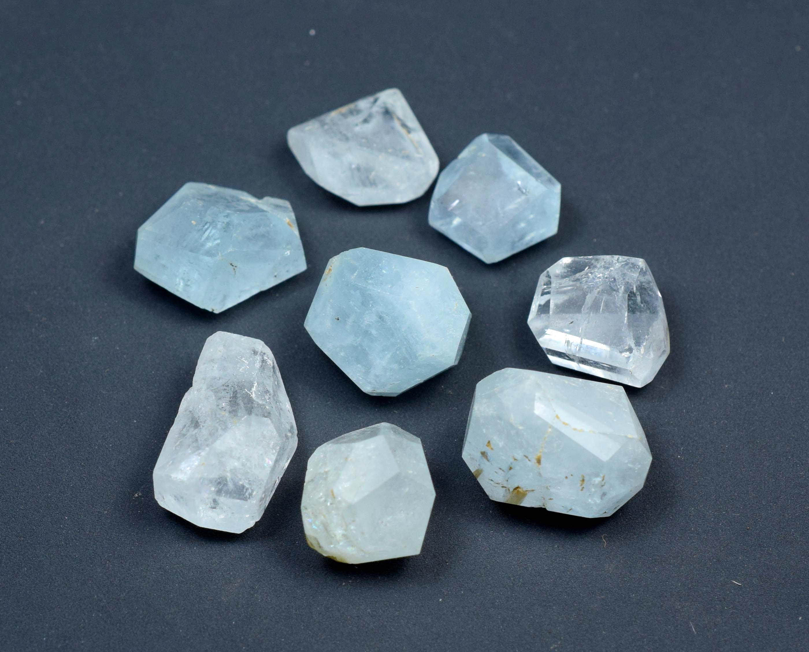 パキスタンのスカルドゥ産アクアマリンビーズ 8 個セット - Etsy 日本