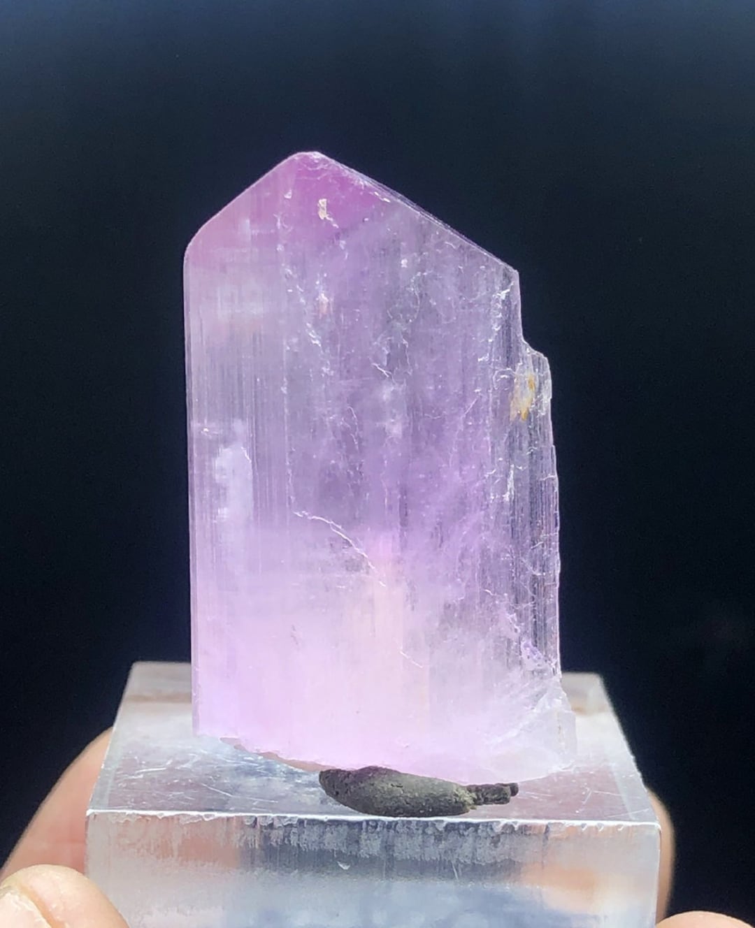 Natural V Shape Terminated Pink Kunzite Crystal, Kunzite Stone, Kunzite ...