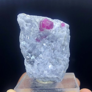 Ruby Specimen, Ruby Crystal, Red Ruby on Matrix, Mineral Specimen, Ruby From Afghanistan - 36 gram