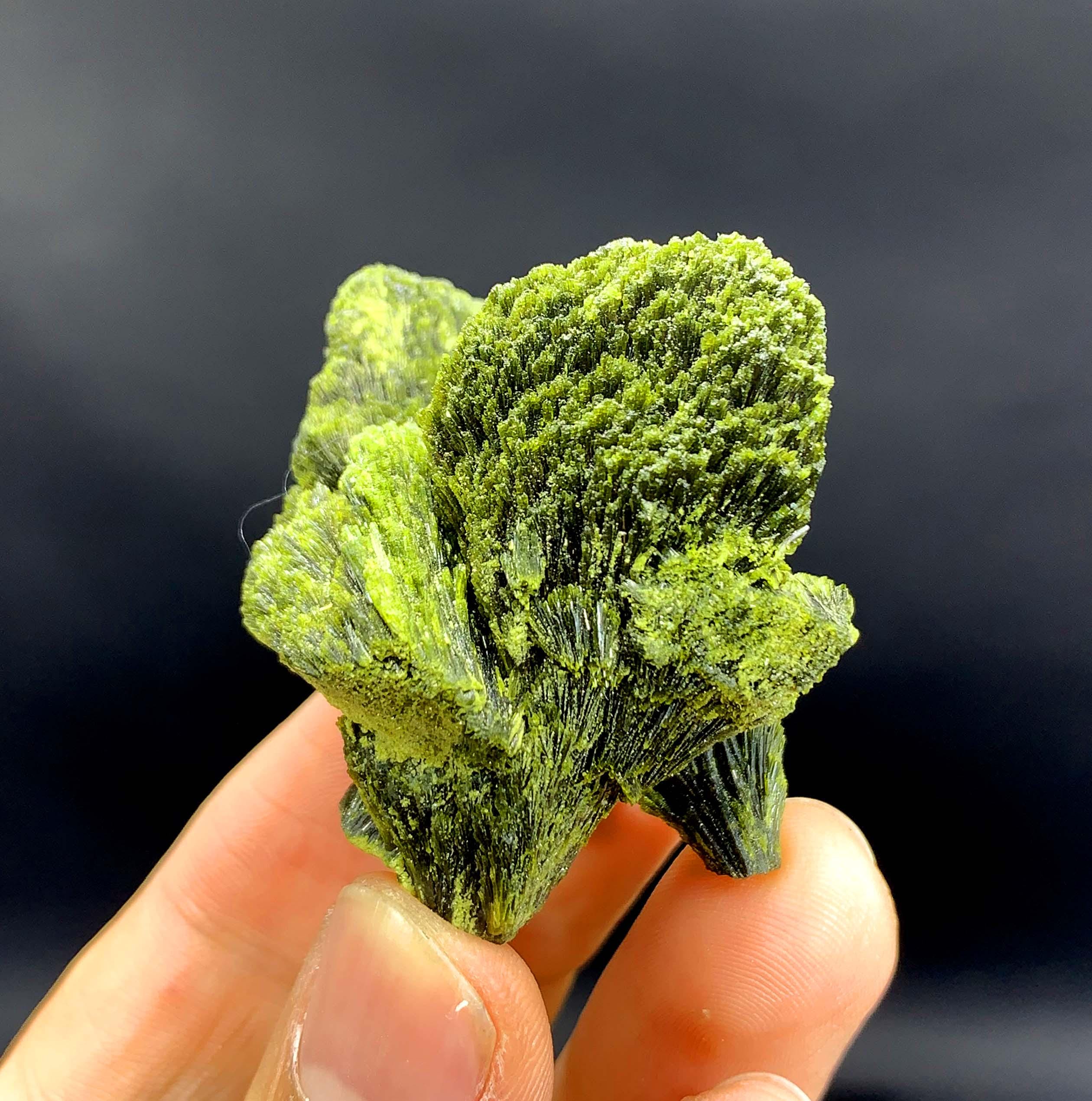 パキスタン産の樹形豊かな緑の緑簾石標本 - 38 グラム - Etsy 日本