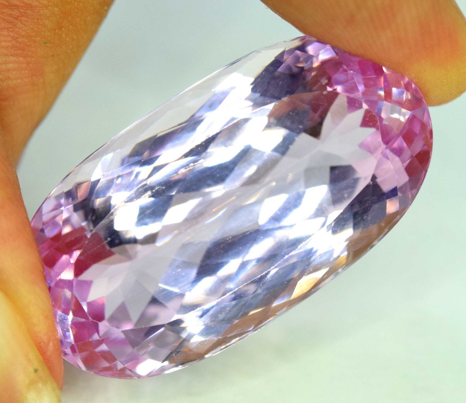 Natural Pink Kunzite Gemstone , Kunzite Cut Stone , Natural Kunzite 44.30 Cts 291511 Mm Etsy