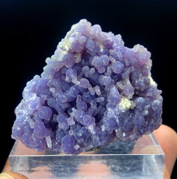 Grape Agate Specimen, Botryoidal Purple Chalcedony (40 gram)