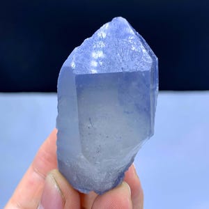 Natural Indicolite Blue Quartz Crystal from Afghanistan - 56 grams