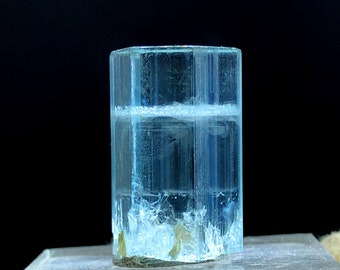 インクブルーアクアマリンクリスタル：パキスタンのシガール渓谷産、19