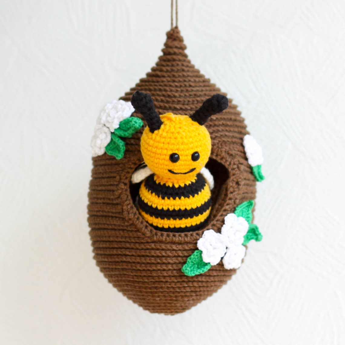 Crochet Bee and Hive PATTERN Amigurumi Etsy