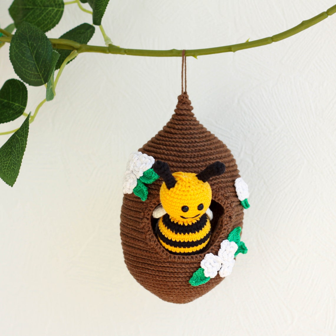 Crochet Bee and Hive PATTERN Amigurumi Etsy