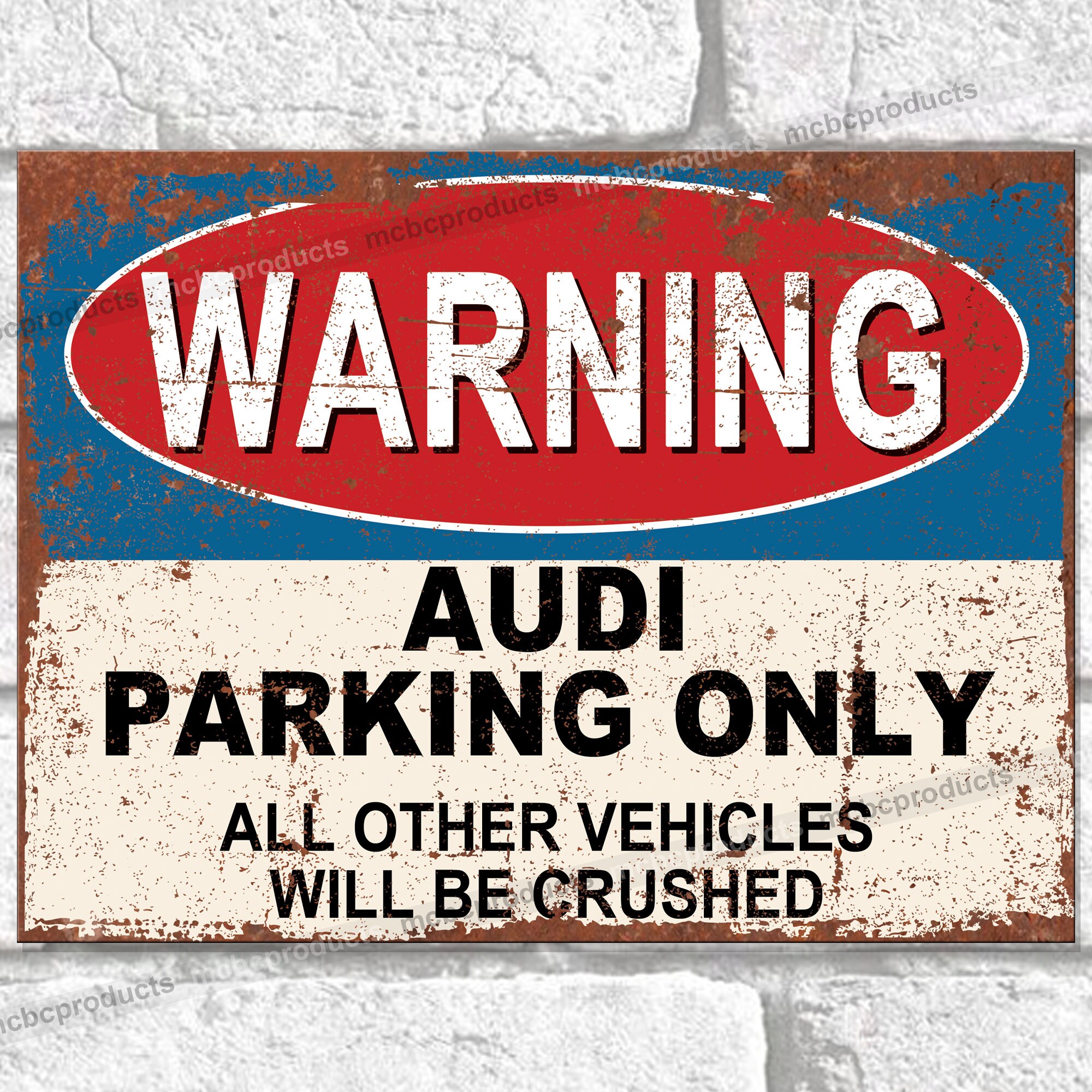 Audi parking only
