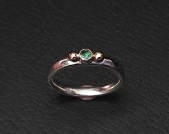 The Emerald Ring - Made in Scotland by hand - Ready to ship