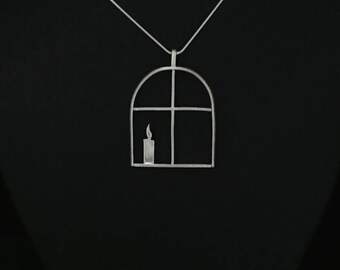 The Silver Light Pendant - Ready to ship - Made in Scotland