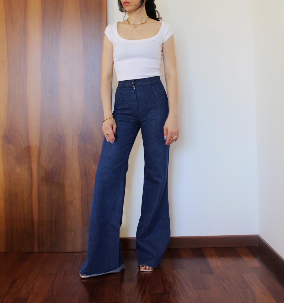 Vintage High Waist Flared Jeans
