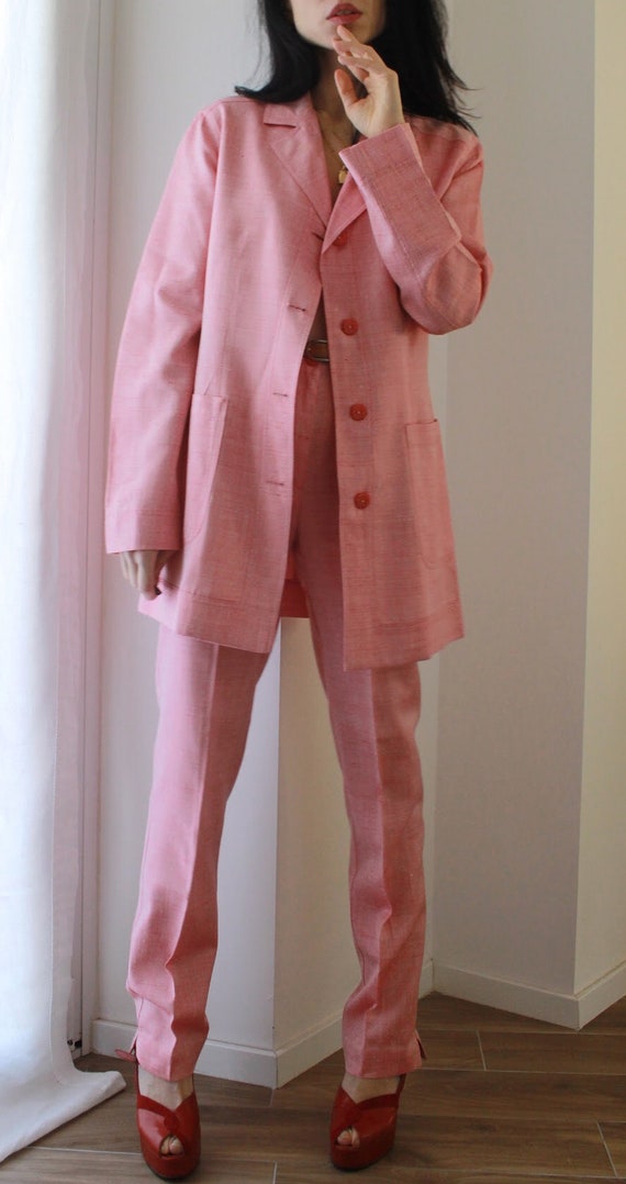 Vintage 90s Byblos spring summer pant suit
