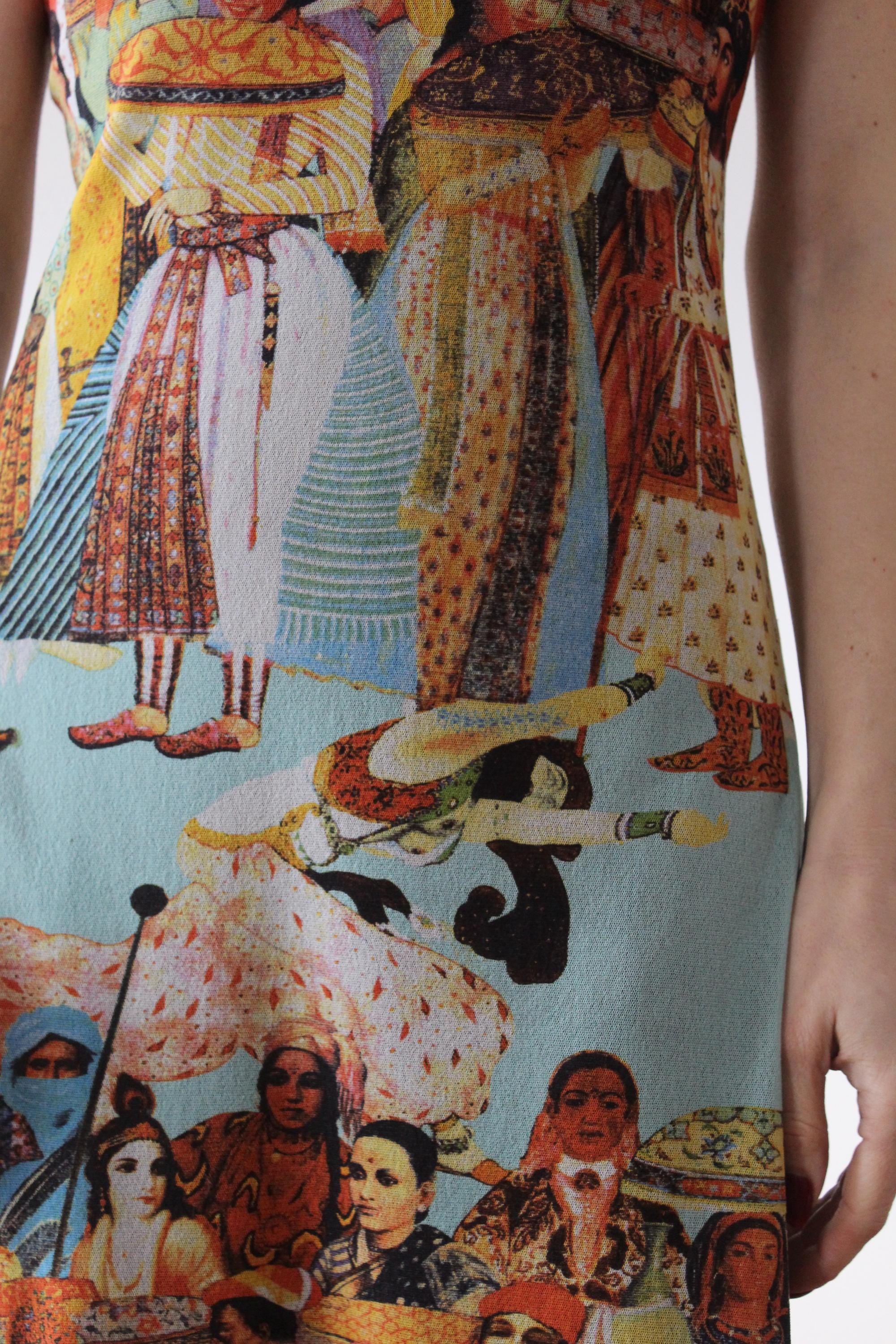 Rare and Iconic Vintage Jean Paul Gaultier Indian Pattern