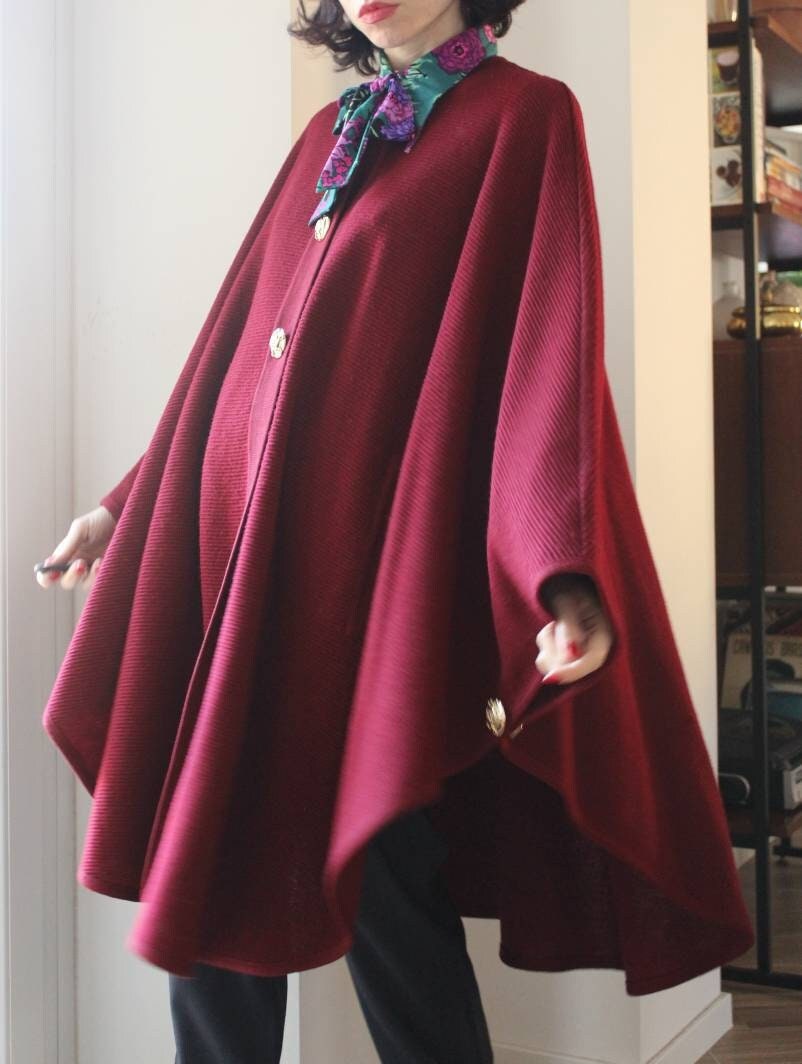 Wool Cape - Etsy