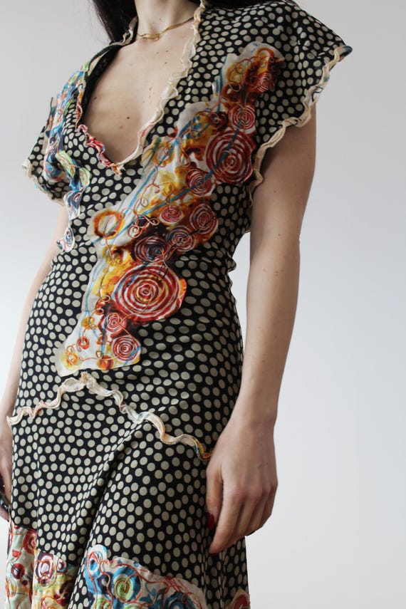 Vintage 90s Iconic and Rare Jean Paul Gaultier Mesh Archive Dress