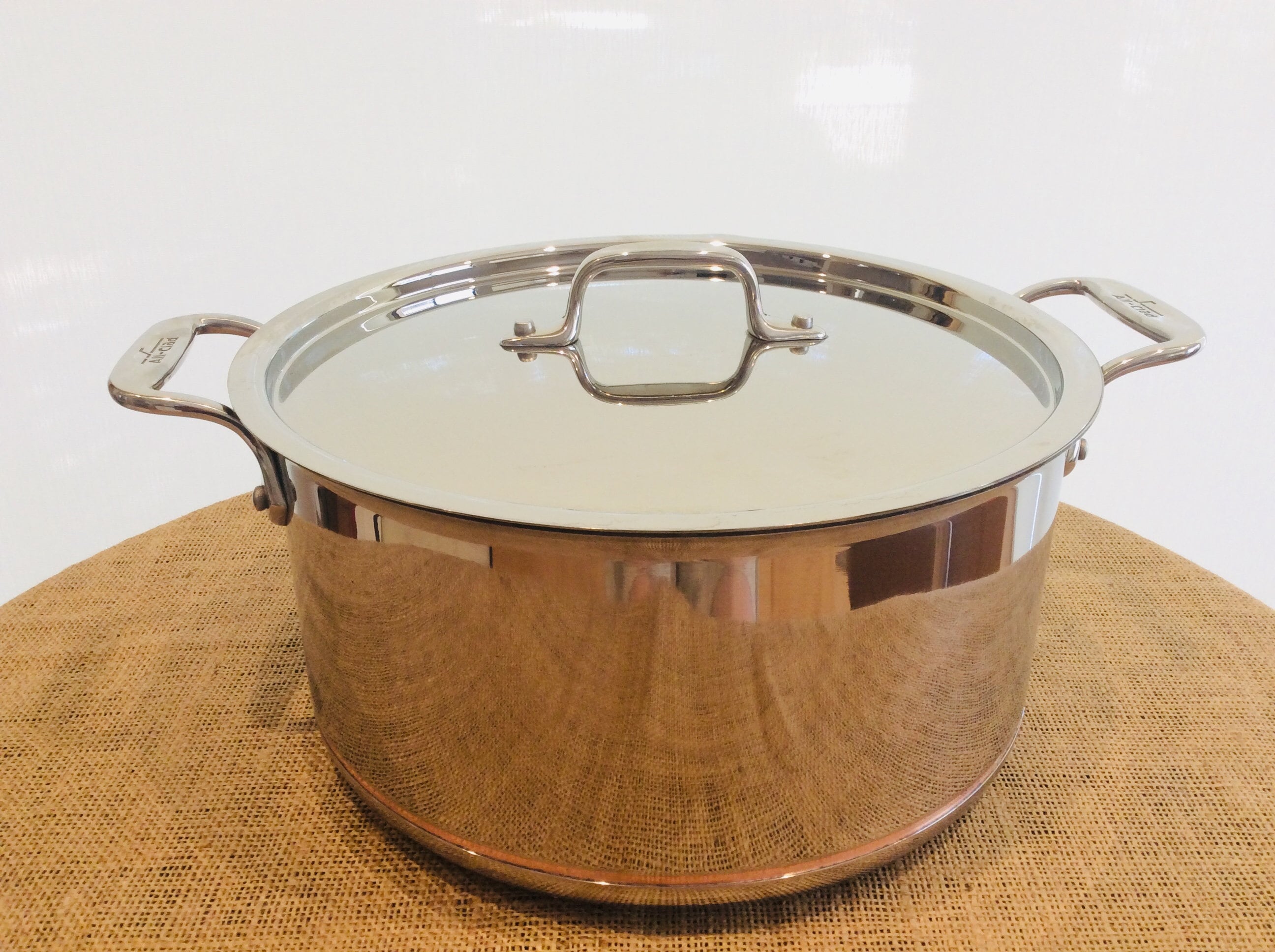 All-clad Copper Core 8 Qt. Stock Pot With Lid 