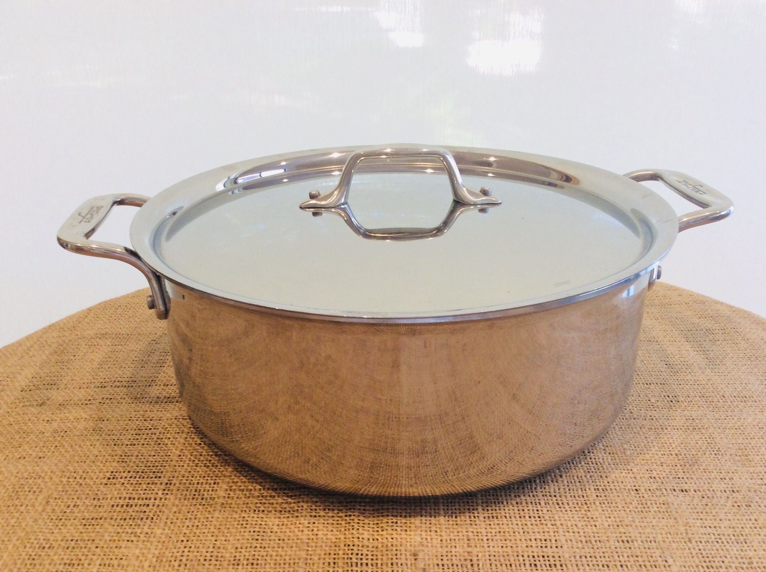 All-clad MC2 Professional Stainless Steel Tri-Ply 8 qt Stock Pot