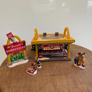 Snow Village Mcdonalds - Etsy