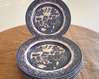 Vintage Churchill England 'blue Willow' 10