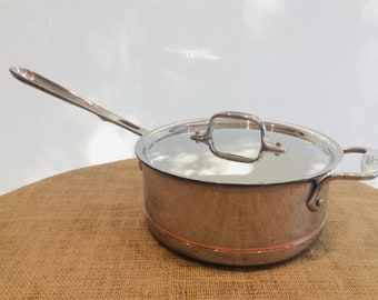 All-Clad All Clad Copper Core 4 Quart Covered Sauce Pan